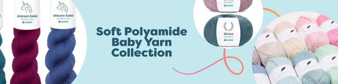 Soft Polyamide Baby Yarn Collection