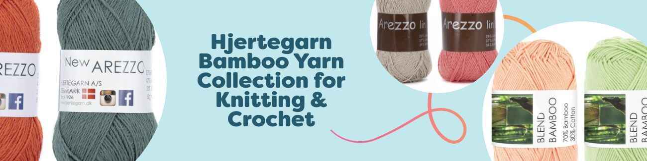 Hjertegarn Bamboo Yarn Collection for Knitting & Crochet