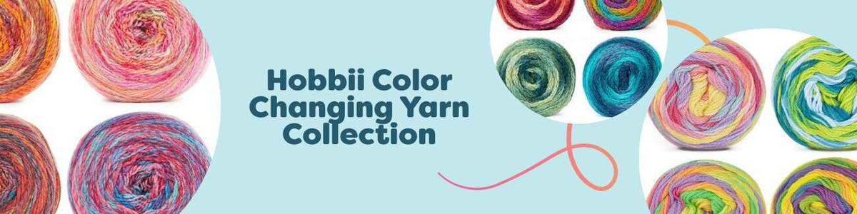 Hobbii Color Changing Yarn Collection