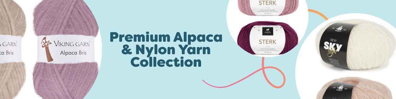 Premium Alpaca & Nylon Yarn Collection