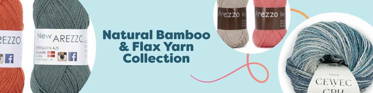Natural Bamboo & Flax Yarn Collection