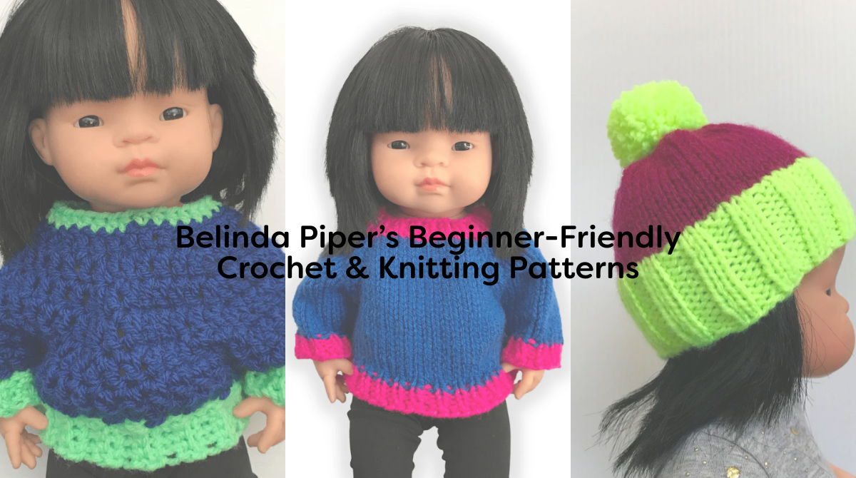 Belinda Piper’s Beginner-Friendly Crochet & Knitting Patterns