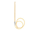 

Bamboo Tunisian Crochet Hook with Wire - 50 cm (20 in) - Hobbii
1