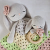 

Retro Bunny Love - Rattle and Lovey
1