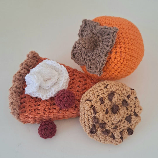 Pumpkin Pie, Chocolate Chip Cookies and Persimmon