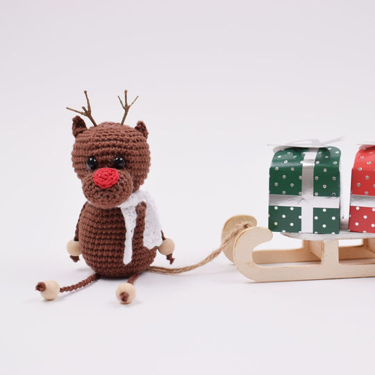 Crocheted Rudolph