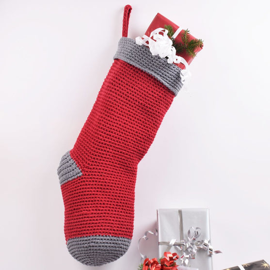 

Crochet Ribbon – Christmas Stocking
1