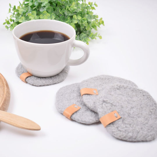 Felted Coffee Coaster
