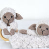

Chanel on cosy blanket and wooden ring
6
