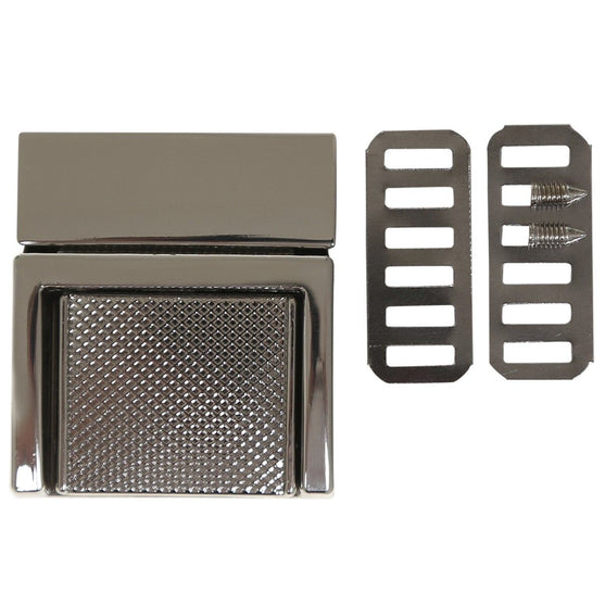 

Bag metal lock – 35 x 31 mm / 1.37 x 1.22 inches - Go Handmade
1