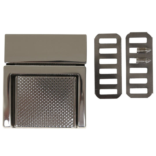 Bag metal lock – 35 x 31 mm / 1.37 x 1.22 inches - Go Handmade