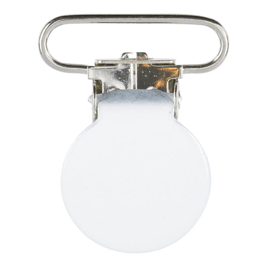 Suspender Clips - White