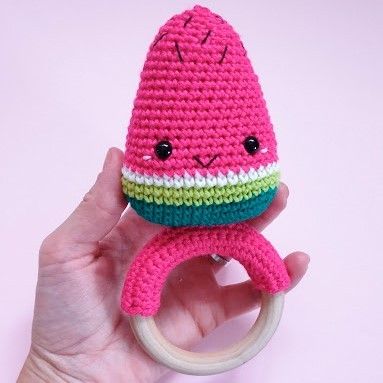 

Kawaii Watermelon - Rattle
3