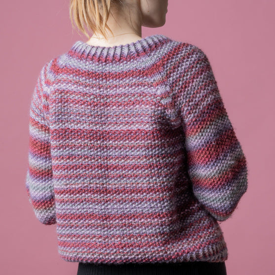 

Anette - Print Moss Stitch Sweater
4