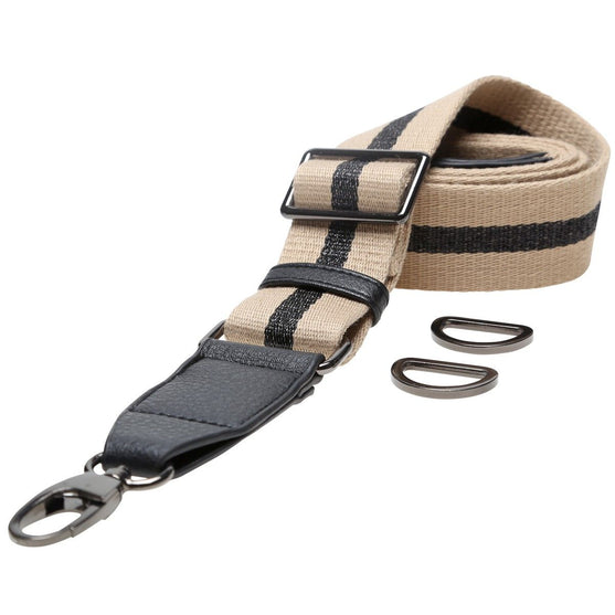 

Shoulder Straps for Bags in Cotton - Adjustable 80-125 cm (31.5-49.2 in) x 38 mm (1.5 in) - Go Handmade
1