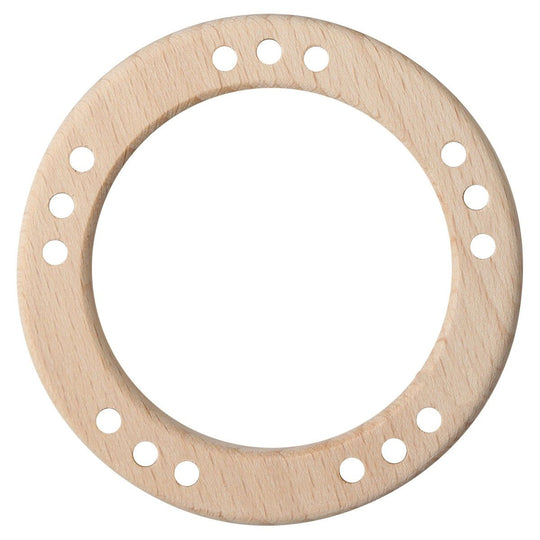 Wooden Ring with Holes - Go Handmade