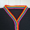 

Rainbow Contrast - Cardigan
5