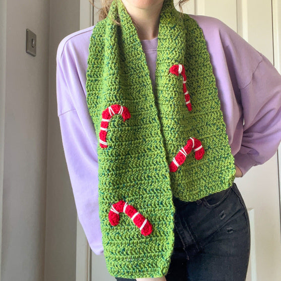 

Candy Canes - Scarf
1