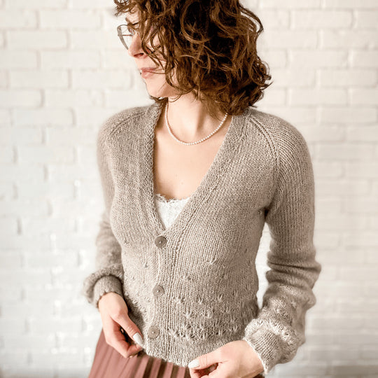 Dandelion Blowing - Cardigan Mohair Edition