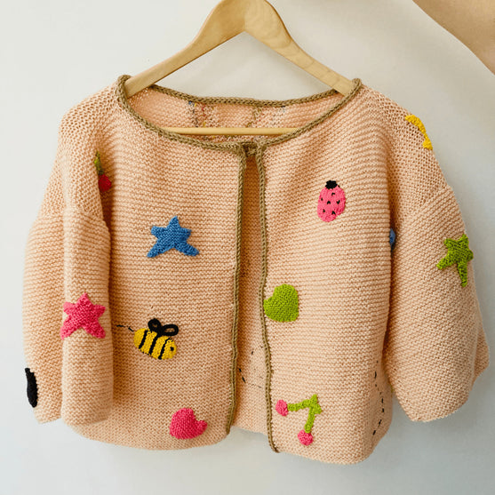 

Applique Jacket - Children’s Cardigan
1