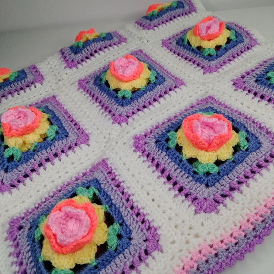 

Rainbow Rose - Blanket
5