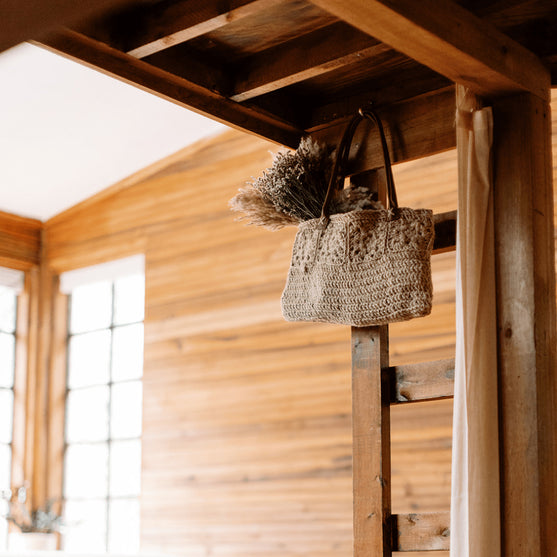

Rose Window - Jute Tote Bag
5