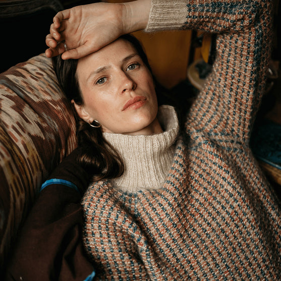 

Vintage Tiles - Textured Pullover
4