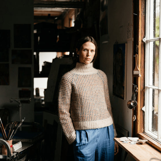 

Vintage Tiles - Textured Pullover
5