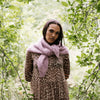 

Muse Shawl - Textured Triangular Wrap
2