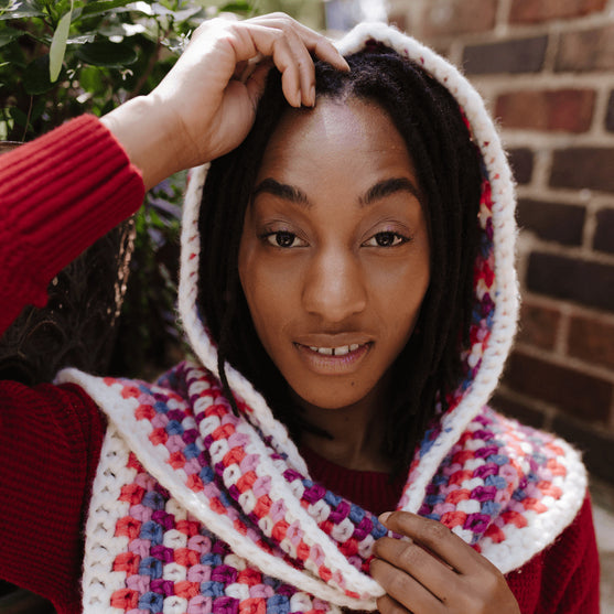 

OMG - Hooded Scarf
1