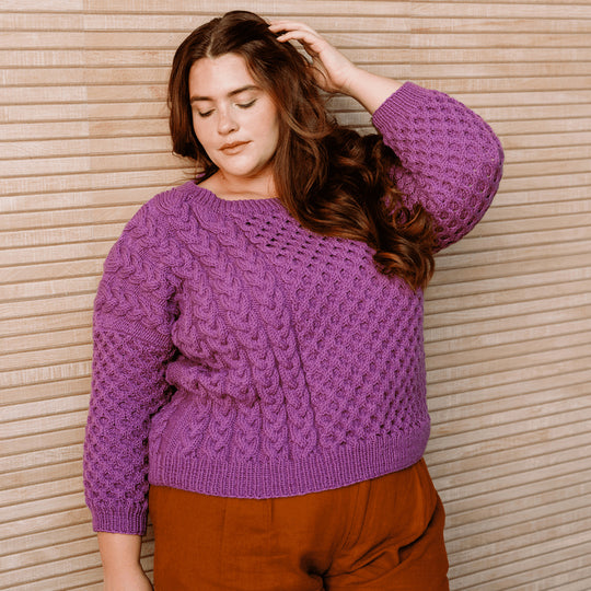 Cybil - Cabled Pullover
