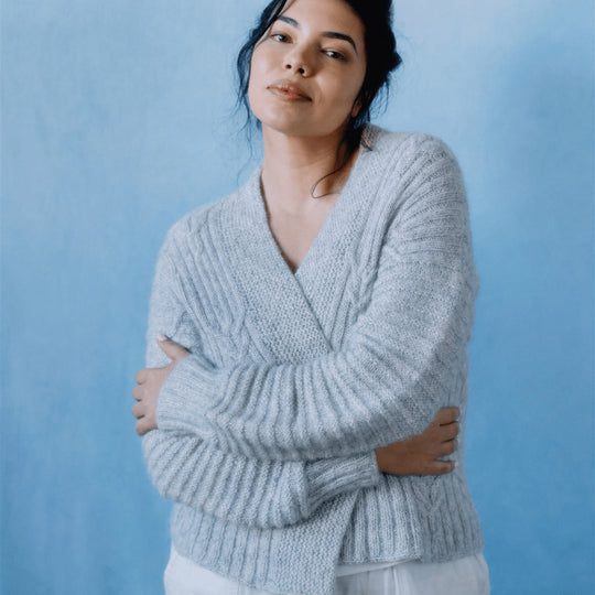 Cloudbusting - Cabled Cardigan