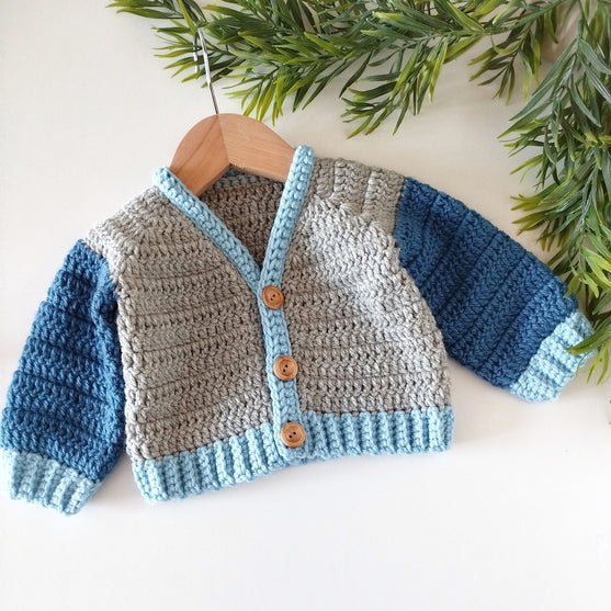 

Colour Block - Children’s Cardigan
2