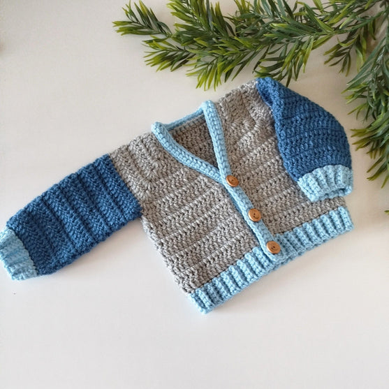 

Colour Block - Children’s Cardigan
3