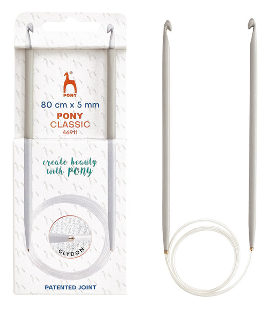 Tunisian Crochet Hook / Circular Tunisian Crochet Hook - Pony