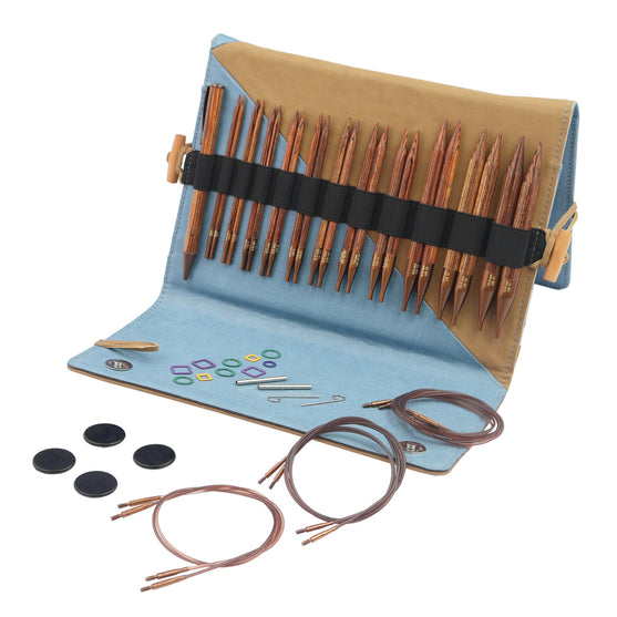 

Ginger Regal  – Interchangeable Circular Needle Set - Birch - KnitPro
1