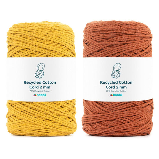 Recycled Cotton Cord (2 mm - 0.7 in) - Hobbii