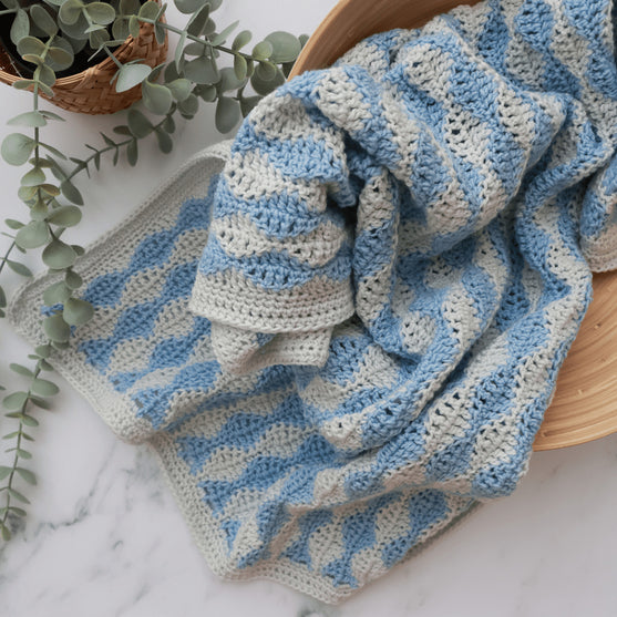

Little Waves - Baby Blanket
7