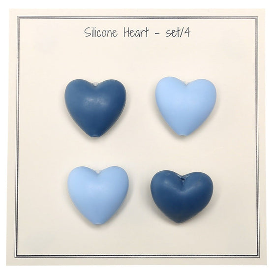 

Silicone Pearls in Heart Shape – 4 pcs - Go Handmade
1