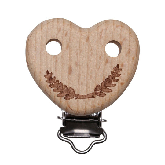 Suspender Clip w/holes – Heart - Go Handmade