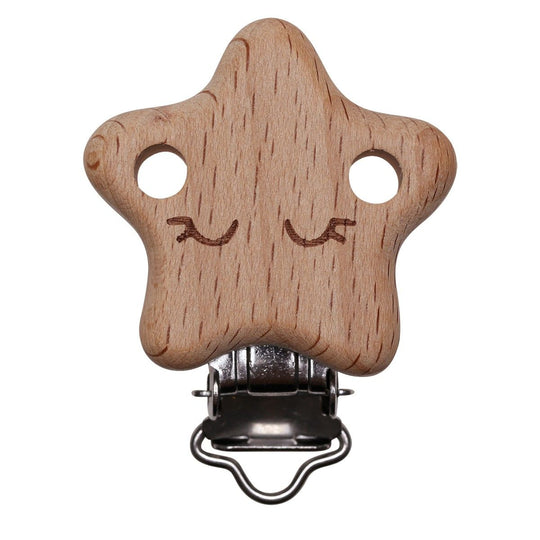 Suspender Clip w/holes – Star - Go Handmade