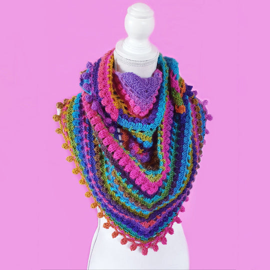 Pompom Shawl