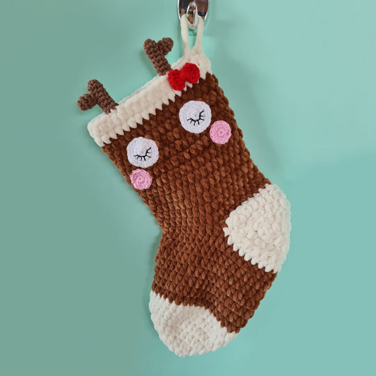 Reindeer Christmas Stocking