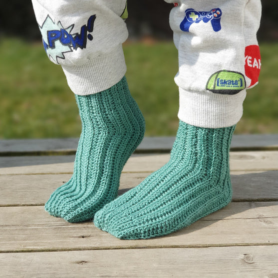 

Easy Breezy Ribbing Socks - For children
1