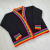 

Rainbow Contrast - Children’s Cardigan
2