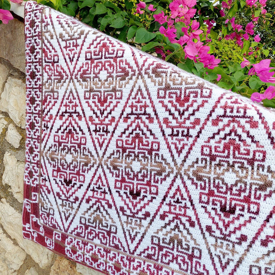 

Aztecana - Mosaic Crochet Blanket
4