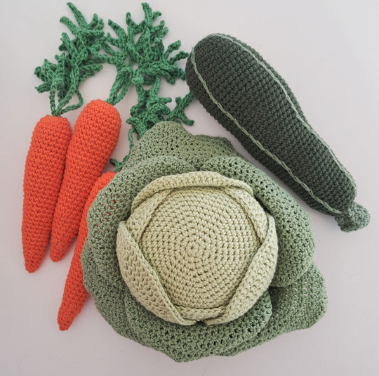 Vegetables - Cabbage, carrots and zucchini