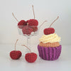 

Cupcakes with cherries
2