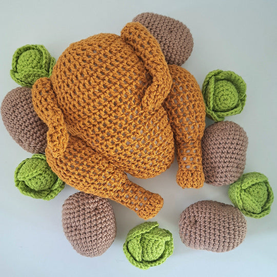 Chicken with sprouts and potatoes