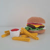 

Hamburger and french fries
2